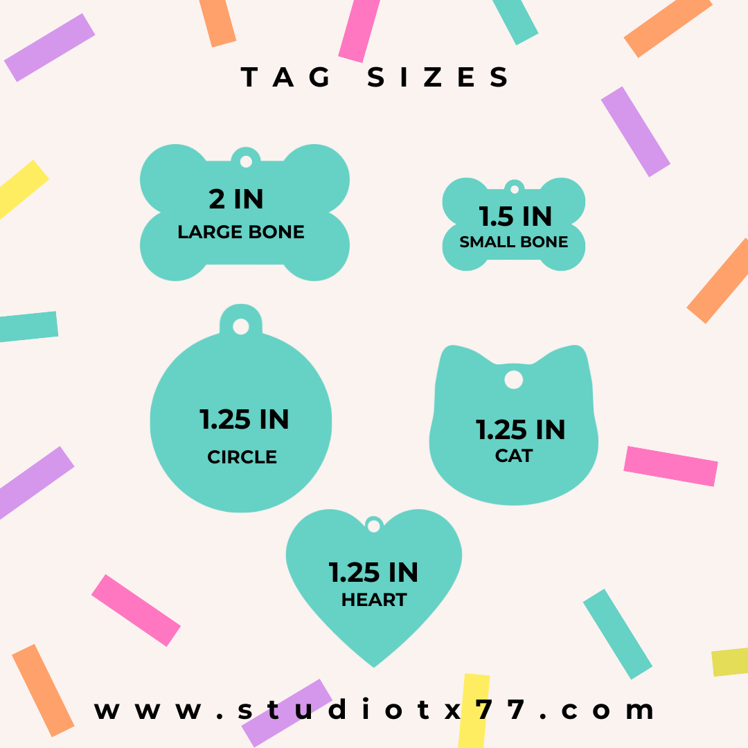 Custom Pet Tag: Handmade Resin Dog ID Tag, Personalized Name & Number COCOA STRAWBERRIES