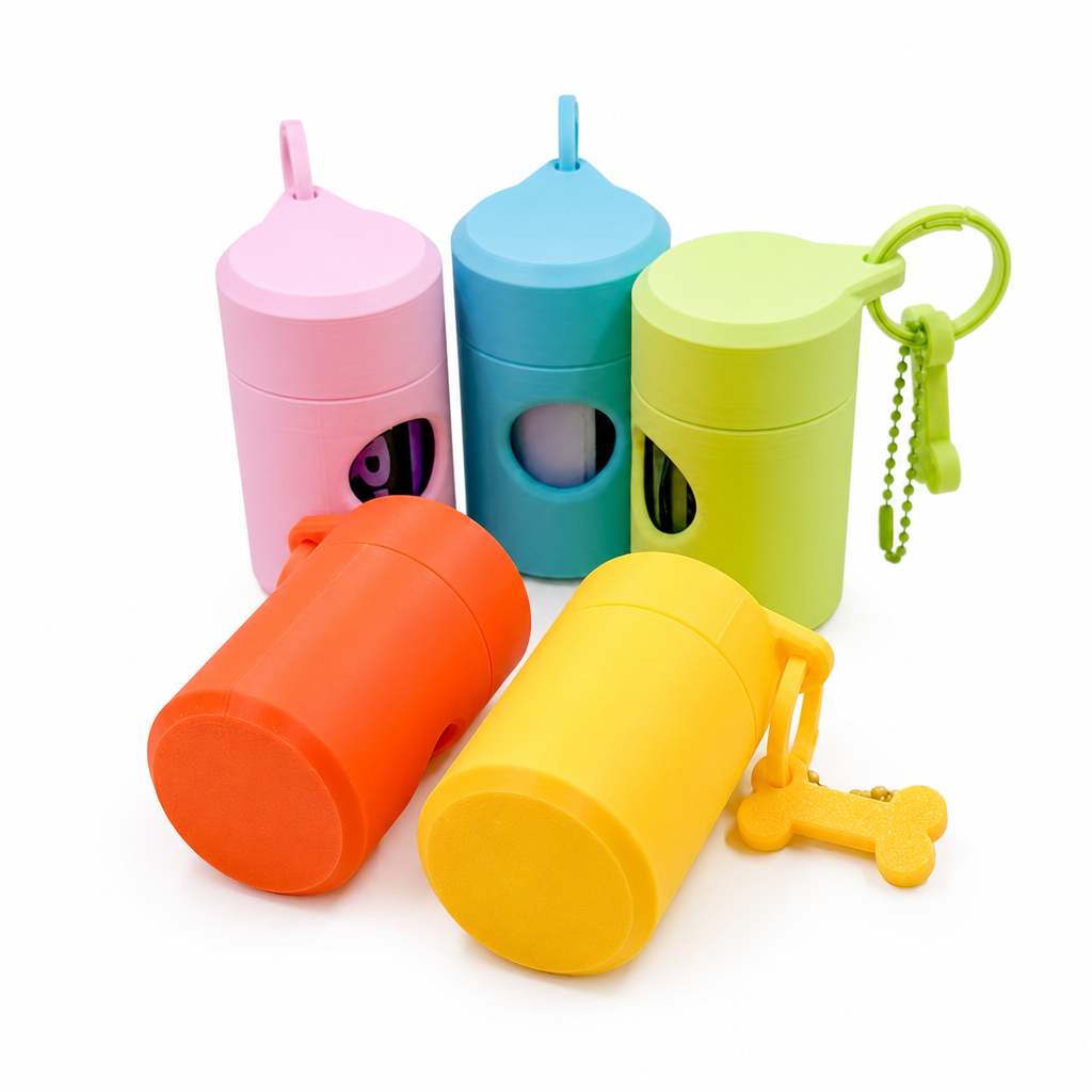Poop Bag Dispenser + Used Bag Holder