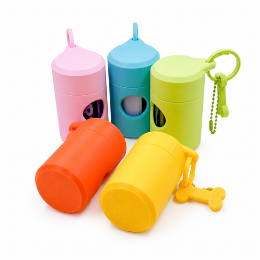 Poop Bag Dispenser + Used Bag Holder