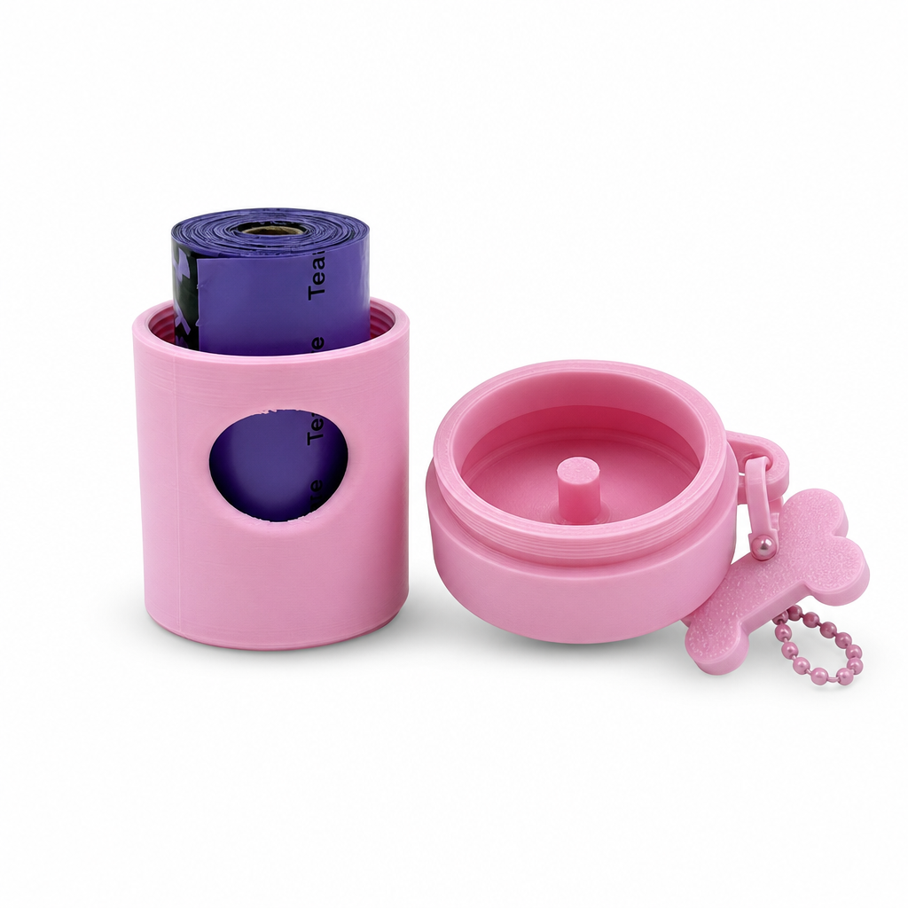 Poop Bag Dispenser + Used Bag Holder