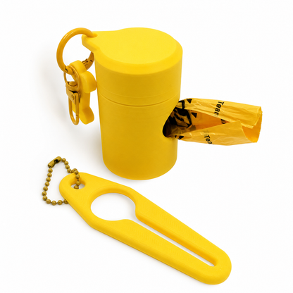 Poop Bag Dispenser + Used Bag Holder