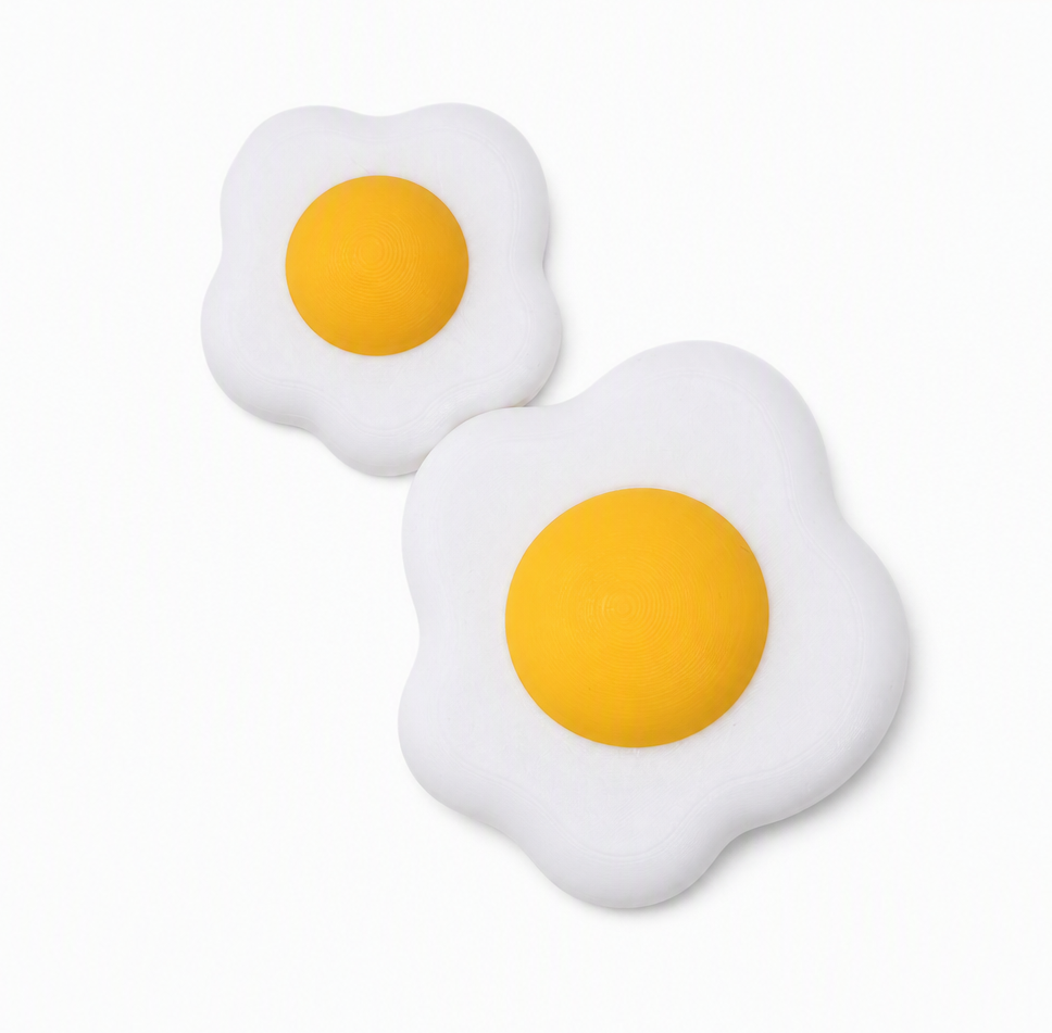 3D Egg Magnet Set – 2 Pieces