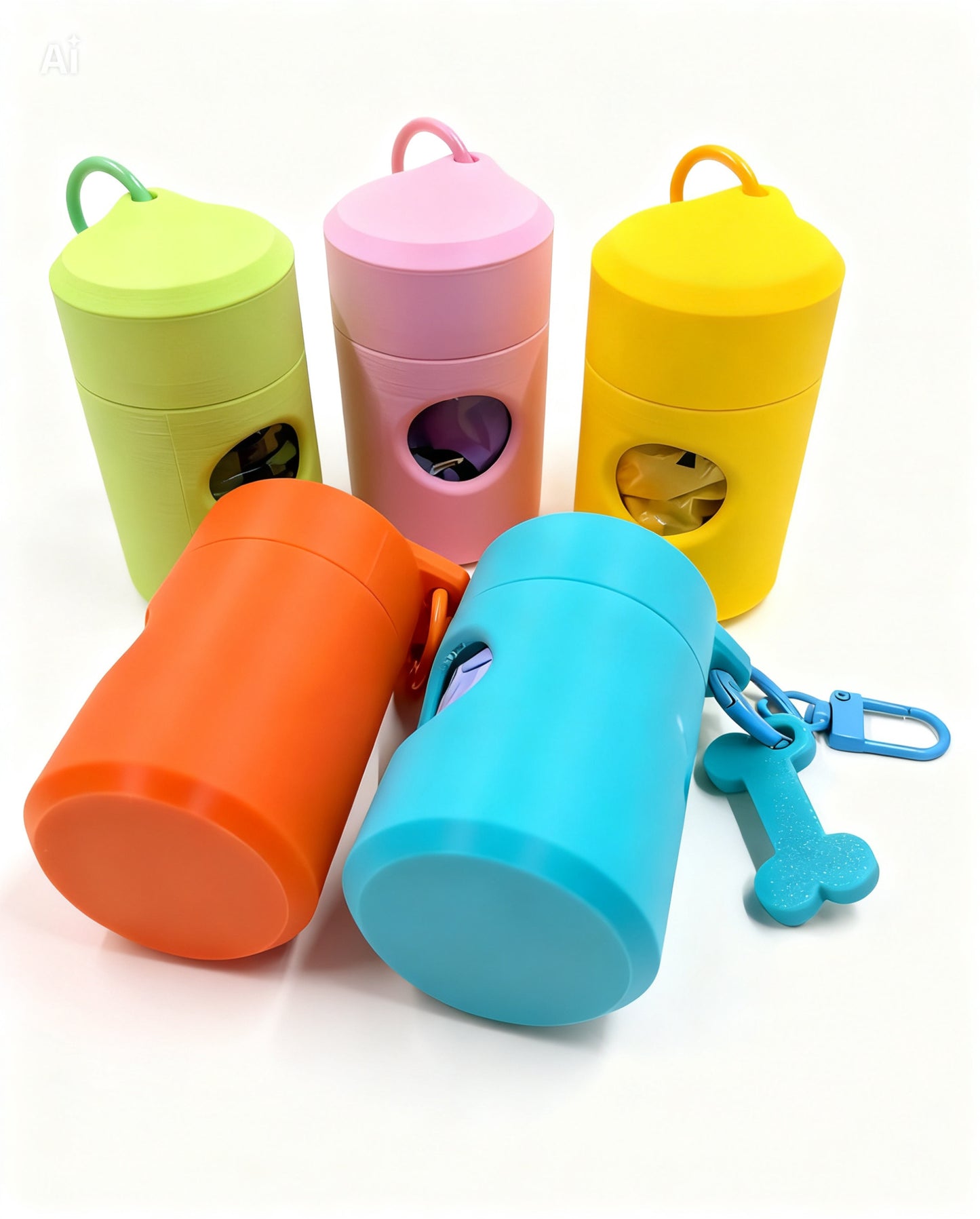 Poop Bag Dispenser + Used Bag Holder